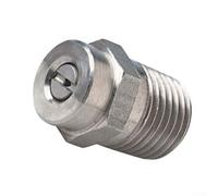 Sisinkal Ugello spray per idropulitrice per lavaggio a getto, 0°, 15°, 25°, 40°, dimensioni 04, 1,2 mm, in acciaio inox 304, 6000 psi, 400 bar, tipo ventilatore, accessori da giardino (25°)