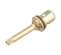 Sisinkal Valvola di ricambio per rubinetto da bagno e doccia, in ottone, cartuccia a stelo lungo da 76 mm, 82 mm, filettatura da 1/2", disco in rame con guarnizione O-Ring (76 mm)