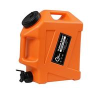 SISKEYCOOC Tanica per acqua portatile da 12 l, con rubinetto, contenitore per acqua senza BPA, serbatoio per acqua verde, beccuccio dell'acqua, serbatoio multifunzione per campeggio, attività