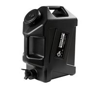 SISKEYCOOC Tanica per acqua portatile da 19 l, con rubinetto, serbatoio dell'acqua senza BPA, serbatoio dell'acqua, serbatoio dell'acqua nero, serbatoio dell'acqua multifunzione, per campeggio