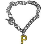 Siskiyou Gifts MLB Pittsburgh Pirates Womens Bracelet Chain Link Style Team Colors One Size