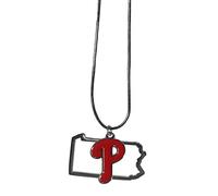 Siskiyou MLB Womens Stato Fascino Collana, Donna, DO Not Use Not Applicable, Metal, 16 inch