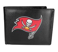 Siskiyou Spors Tampa bay Buccaneers bi-Fold Portafoglio Grande Logo, Unisex, FBIL030, Nero, Bi-Fold