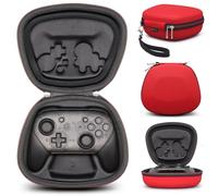 sisma Custodia rigida Compatibile con Controller Pro Switch, Custodia da viaggio per riporre e proteggere Controller Switch, Rosso