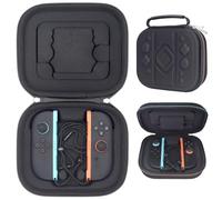 sisma Custodia rigida per Joycon 2 (L) (R) con Laccetto, Custodia protettiva per riporre e trasportare Controller Originale Switch 2, Nero