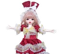 SISON BENNE 11,8 pollici Mini ragazza BJD bambole 30cm palla giunta bambola con accessori carini abiti di moda, bambini regalo fai da te giocattoli (2#)