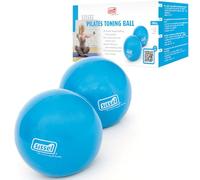 SISSEL Pilates Toning, Palla 2 Pezzi Unisex - Adulto, Blu, 9 x 9 x 9 cm