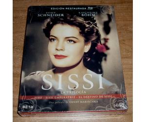 Sissi La Trilogia Restaurata 3 Film Blu-Ray + Cartoline Nuovo