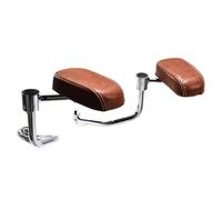 Sissy Bar Schienale Posteriore Bracciolo Per Bagagli Per Corrimano Per Passeggero Per Moto Nero Marrone 2014-2023 Per Roadmaster