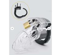 SISSY SLAVE COCK CAGE Gabbia Cintura di Castità Gabbietta Restrizione per Pene