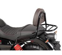 Sissybar con portapacchi nero/marrone per Moto Guzzi V7 Stone Special Edition