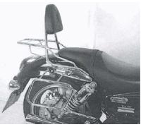 Sissybar senza portapacchi cromato per Suzuki VZ 1600 Marauder/M 1600 Intruder