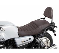 Sissybar senza portapacchi nero/marrone per Moto Guzzi V7
