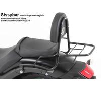Sissybar senza portapacchi nero per Kawasaki Vulcan S (2015-)