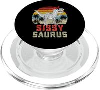 Sissysaurus T Rex Dinosaur Sissy Saurus Girl Family PopSockets PopGrip per MagSafe