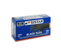 SISTAR BLACK PLUS GUANTI LATTICE NERO PZ. 100 TG. L