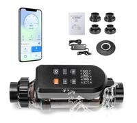 Siste-ma Di Clorazione Per Piscine Con Acqua Salata, Generatore Di Cloro Salino Integrato Con Wi-Fi E Controllo Tramite App, Concentrazione Di Sale Regolabile (5%-100%), Allarme Di Salinità 25g/h