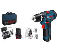 Sistema 12V Trapano Avvitatore GSR 12V 15 Incl Batteria 2x2.0 Caricabatterie Set