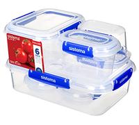 Sistema 881762 Klip It Plus Set 6 Contenitori Polipropilene