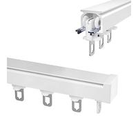 Sistema a 1 binario in alluminio per soffitto e parete per far scorrere il divisorio e il camper, include Hoo per una facile installazione