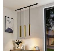 Sistema a binario Lindby Linaro, GU10, a sospensione, a 3 luci, oro LINDBY