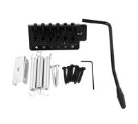 Sistema a Ponte Tremolo per Chitarra Elettrica, Ponte per Chitarra Elettrica con Accordatura Accurata di Pregevole Fattura per la Sostituzione (BLACK)