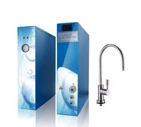 Sistema ad osmosi inversa diretta 1 via da 90 lt/h con pompa a palette e rubi...