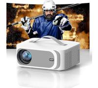 [Sistema AI Movin 2.0/1200 ANSI/messa a fuoco automatica] Proiettore 4K con WiFi 6 e Bluetooth, 30 W DoIby Audio Netflix, Proiettore portatile intelligente Lisowod 1080P con HDR10+ 2025 aggiornato