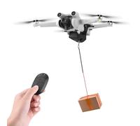 Sistema Airdrop per DJI Mini 4K/Mini 3 Pro/Air 3/Mavic 3 Pro Drone Esca da pesca Anello nuziale Regalo Consegna vita Lanciatore di salvataggio