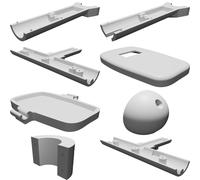 Sistema Alloggiamento Indicatori Wireless per Bici Manubrio Montaggio Post