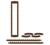 Sistema Antiladro con Punte in Acciaio per Pluviali Tubi Esterni Ø100 mm Marrone