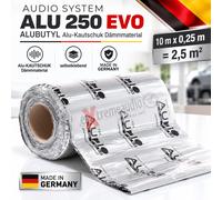 Sistema audio ALU 250 EVO ALUBUTYL alluminio-gomma isolamento butile 10 m x 0...