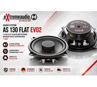Sistema audio AS 130 FLAT EVO2 midrange basso piatto kickbass 240W - 1 paio