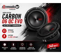 Sistema audio CARBON 06 QC EVO subwoofer 16,5 cm (6,5") woofer basso 240 Watt