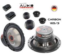 Sistema audio CARBON 165/3 sistema di componenti a 3 vie set altoparlanti 16,...