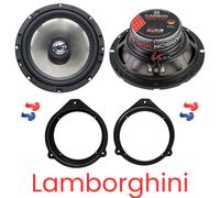 Sistema audio CARBON 165 CO altoparlanti casse set compatibili per Lamborghini