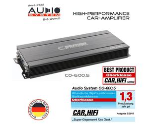 Sistema audio CO-600.5 amplificatore 5 canali 690 W RMS incluso telecomando RTC