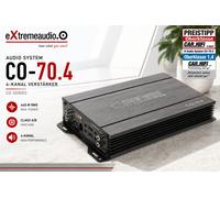 Audio System CO-70.4 4-Kanal Amplificatore 440 W Con Rtc Bassi Cavo Telecomando