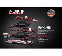 Sistema audio FWK MID crossover 6 dB mid tono medio scambiatore via cavo (pas...