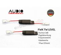 Sistema audio FWK TW LEVEL crossover tono alto 3 dB abbassamento di livello -...