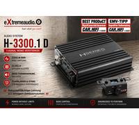 Sistema Audio H-3300.1 D Amplificatore Mono 1 Canale 3300 WRMS con...