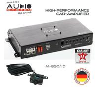 Audio System M-850.1 D Mono Amplificatore 850 W RMS Con Rtc Basspegel Remoto
