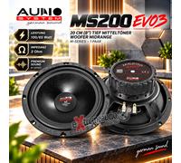 Sistema audio MS200 EVO3 midrange 20 cm (8") altoparlanti auto kickbass 1 paio