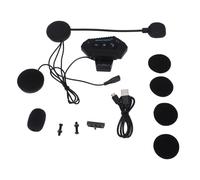 Sistema audio per casco per motociclisti, auricolare Bluetooth con design a Y, vivavoce per chiamate e musica wireless, lunga durata della batteria e
