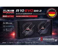 Sistema audio R 10 EVO BR-2 2x25cm subwoofer cassa bass reflex 800 Watt RMS...