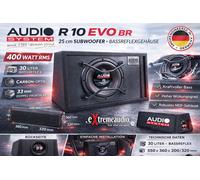 Sistema audio R 10 EVO BR 25 cm subwoofer cassa bass reflex 400 Watt RMS RADION