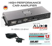 Sistema Audio R-1250.1 D 24V Amplificatore Mono 24 Volt con Telecomando per C...