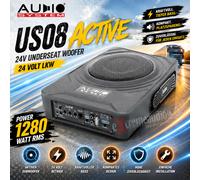 Sistema audio US08 ACTIVE 24V EVO subwoofer sottosella 24 Volt per camion, ca...
