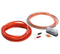 Set cavi amplificatore potenza set collegamento OFC 40A 8GA (10mm²) 100% rame