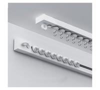 Sistema binario adesivo per montaggio a soffitto e parete per divisori Facile installazione Set di binari per la gestione dello spazio Soluzione versatile per la nizzazione domestica